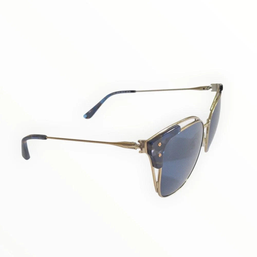 Tory‎ Burch Butterfly Eyeglasses *Frame Only* Gold Tortoise Shell Blue Lenses
